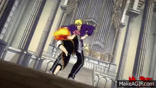 Natsu vs Laxus Full Fight - (English Sub - Ganesh N) animated gif