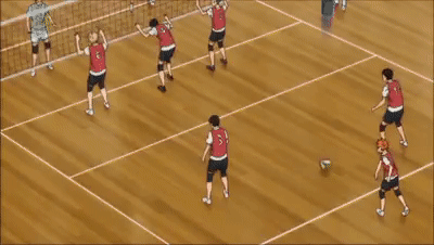 photo Hinata Volleyball Spike Gif haikyuu kageyama gets hit by hinata s
