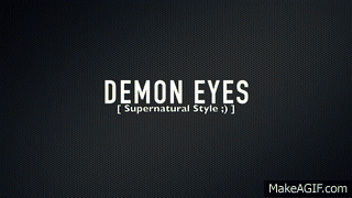 black demon eyes gif