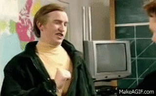 I'm Alan Partridge - back of the net on Make a GIF