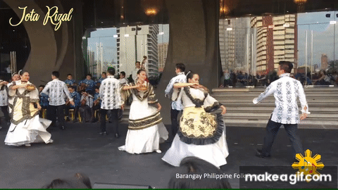 JOTA RIZAL: Philippine Folk Dance from Batangas Province on Make a GIF