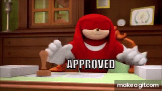 Knuckles Meme Approved'' Meme Complilation on Make a GIF