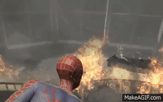 Spiderman on Make a GIF
