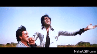 Yeh Dosti Hum Nahi Todenge - Sholay - 1080p - HD on Make a GIF