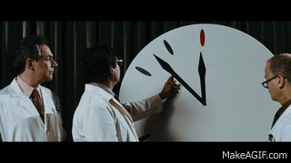 Image result for doomsday clock gif