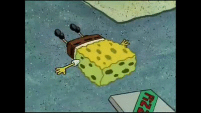 SpongeBob crying on Make a GIF