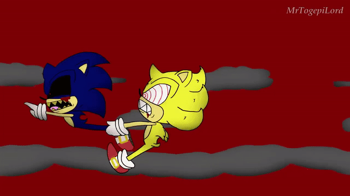 Sonic vs Sonic.exe (Animation) EP 3: Fleetway Arrives on Make a GIF