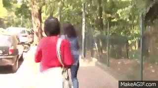 Senhora? Por que está correndo? on Make a GIF