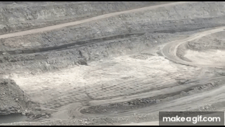 Beating Rocksgif Hard Rock Blasting - Awesome Mine Blasting Moments on Make a GIF