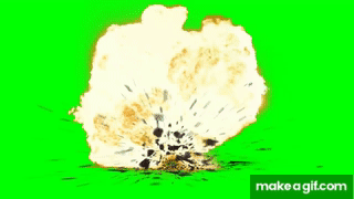Exploding Ground Gif Animation Explosion with Debris ground Crack an Sound - free green screen - free ...