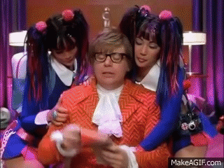 Austin Powers - fook me and fook yu on Make a GIF.