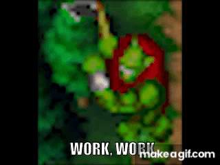 Work Work Orc Warcraft Peon on Make a GIF