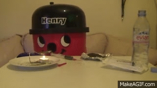 Image result for henry vacuum gif