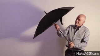 KAZbrella - Turning the umbrella Inside Out on Make a GIF