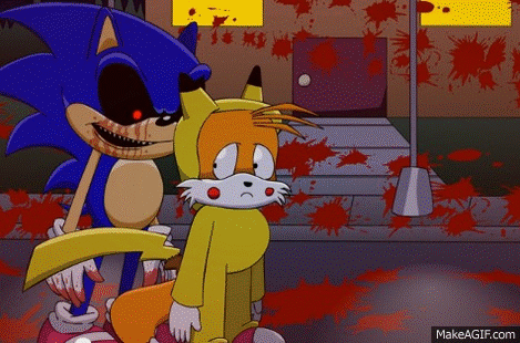 Creepypasta Sonic Exe Gif - Apretar Wallpaper