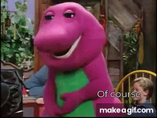 Barney I Love You Song On Make A Gif