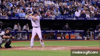 Wil Myers 1000fps Baseball Swing Home Run in Slow Motion 