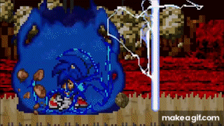 Dark Sonic vs Sonic exe on Make a GIF
