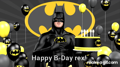 Batman says Happy Birthday to you with ASL on Make a GIF