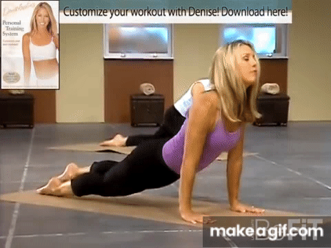 Total Body Stretching & Flexibility Workout: Denise Austin on Make a GIF