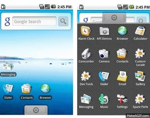 Evolution of Android on Make a GIF