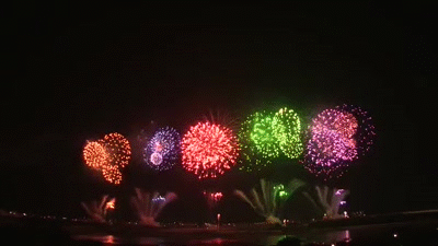長岡花火大会12年2日間の総集編 Fireworks The Most Beautiful In The Japan On Make A Gif