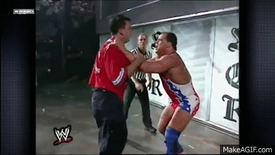 Shane McMahon vs. Kurt Angle: King of the Ring, June 24, on Make a GIF