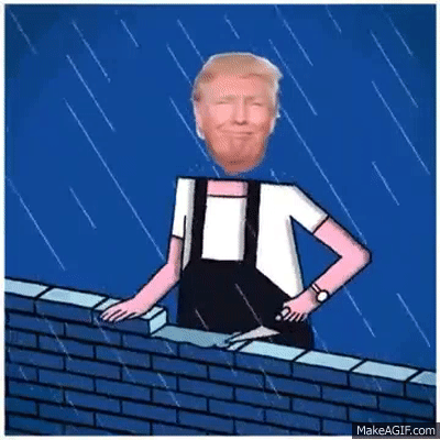 Donald Trump let&#39;s build a wall on Make a GIF