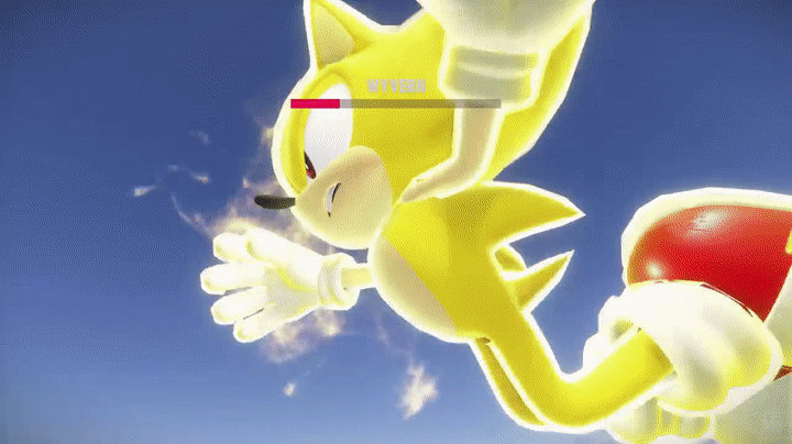 Sonic Frontiers -Super Sonic Tosses Wyvern on Make a GIF