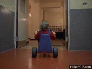 The Shining - Danny's Wheels on Make a GIF