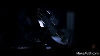 Batman swooping through a skyscraper window to abduct a target in Hong Kong