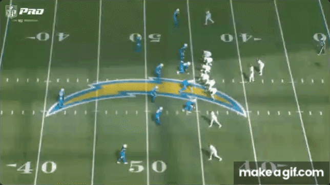 Croskey-Merritt Catches the Football
