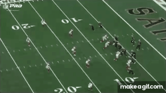 Rattler Throws the ball too late for Chris Olave