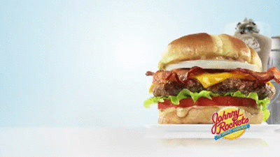 the johnny rocket burger on Make a GIF