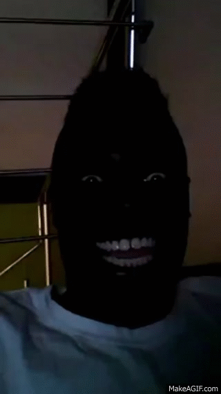 EXTREMELY Funny Black Guy Laughing In The Dark On Make A GIF EXTREMELY Funny Black Guy Laughing In The Dark On Make A GIF