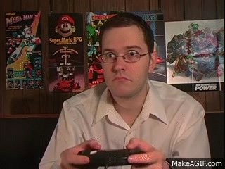 Angry Video Game Nerd: Star Wars Games (censored) on Make a GIF