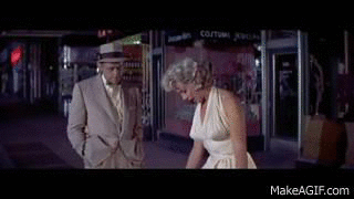 Marilyn Monroe Subway on Make a GIF