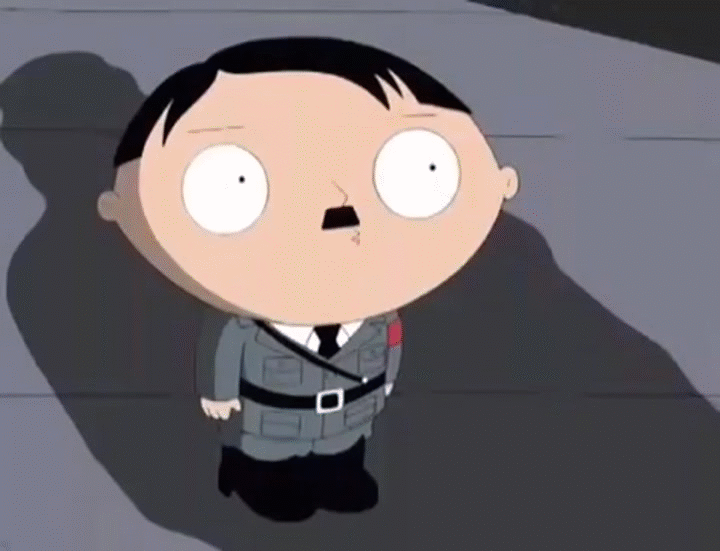 Family Guy - Stewie beats Hitler on Make a GIF.
