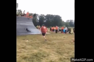 Hilarious obstacle course fail as pudgy man face plants on Tough Mudder ...