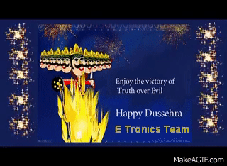 Happy Dussehra Wishes,Dasara 2016 Greetings,Images,Ecard,Animation,Messages,Whatsapp  Video 4 on Make a GIF