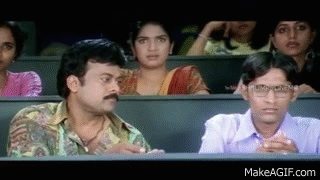 Shankar Dada M.B.B.S. Movie || Chiranjeevi Hilarious Comedy Scene at  College on Make a GIF