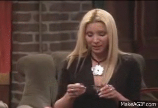 FRIENDS - Phoebe "I can't see it, I can't see it." on Make a GIF