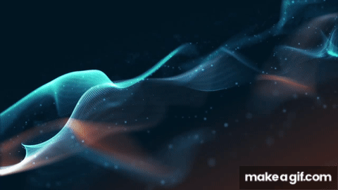 ABSTRACT FLOW BLUE AND ORANGE MOTION BACKGROUND on Make a GIF
