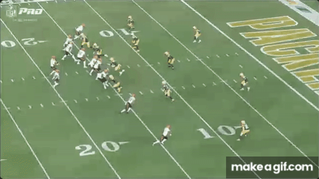 Tee Higgins Catches a Slant