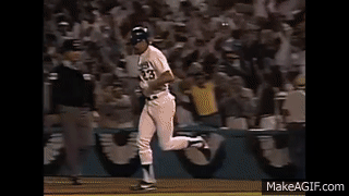 1988 WS Game 1: Kirk Gibson's dramatic game-winning home run on Make a GIF