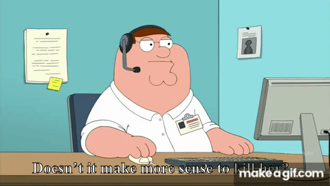 FAMILY GUY - Peter Manning the Suicide hotline on Make a GIF