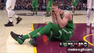 Gordon Hayward horrific leg injury - Cleveland Cavaliers vs