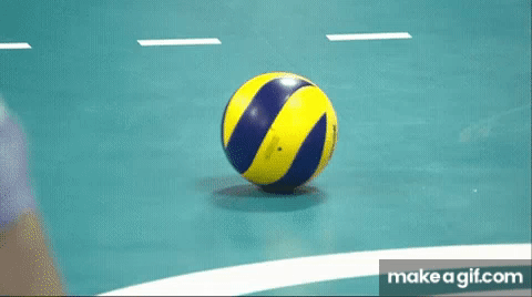 Rolling Go For It GIF by Volleyball World - Find & Share on GIPHY on Make a GIF