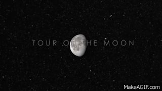 Tour of the Moon in 4K animated gif