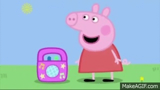 Peppa Pig listens to grown up music. (NSFW/NOT FOR KIDS) on Make a GIF
